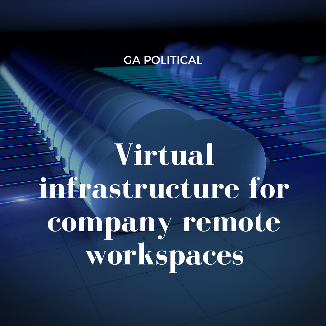 Virtual infrastructure for company remote workspaces (up to 50 employees) based on public cloud environment